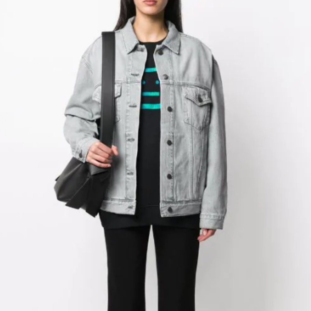 ACNE STUDIOS 2000 Denim Jacket Grey, NEW, XS/S